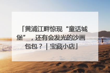 黄浦江畔惊现“童话城堡”，还有会发光的沙画包包？｜宝藏小店