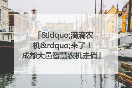 “滴滴农机”来了！成都大邑智慧农机走俏