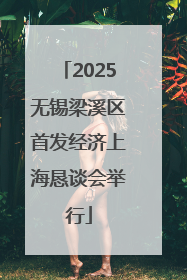 2025无锡梁溪区首发经济上海恳谈会举行