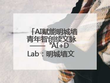 AI赋能明城墙 青年智创续文脉——“AI+D Lab：明城墙文化遗产设计工作坊”在南京开营