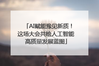 AI赋能豫见新质！这场大会共绘人工智能高质量发展蓝图