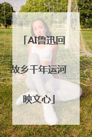 AI鲁迅回故乡千年运河映文心